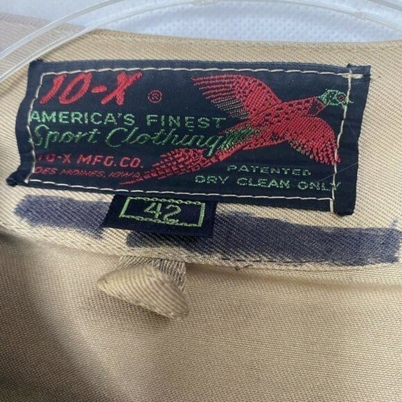 Vintage 10-X America’s Finest Sport Clothing Duck Hunting Jr Olympic Jacket 42 S - Picture 2 of 12